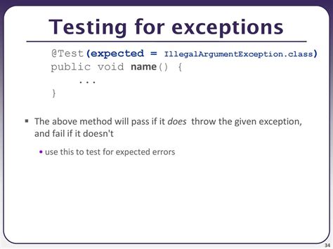 Test task throws IllegalArgumentException whithout error message